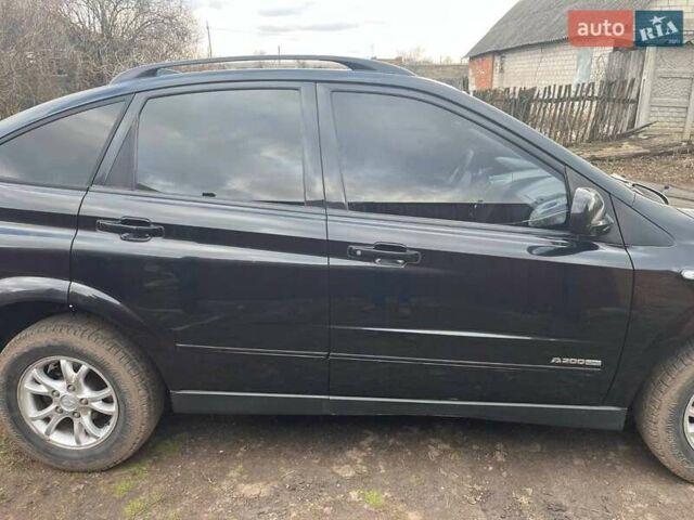 Чорний Cанг Йонг Actyon, об'ємом двигуна 2 л та пробігом 240 тис. км за 8500 $, фото 3 на Automoto.ua