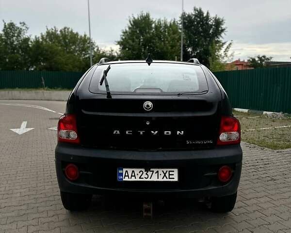 Чорний Cанг Йонг Actyon, об'ємом двигуна 2 л та пробігом 114 тис. км за 7500 $, фото 2 на Automoto.ua