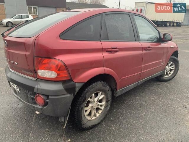 Красный Cанг Йонг Актион, объемом двигателя 2.3 л и пробегом 273 тыс. км за 4800 $, фото 1 на Automoto.ua