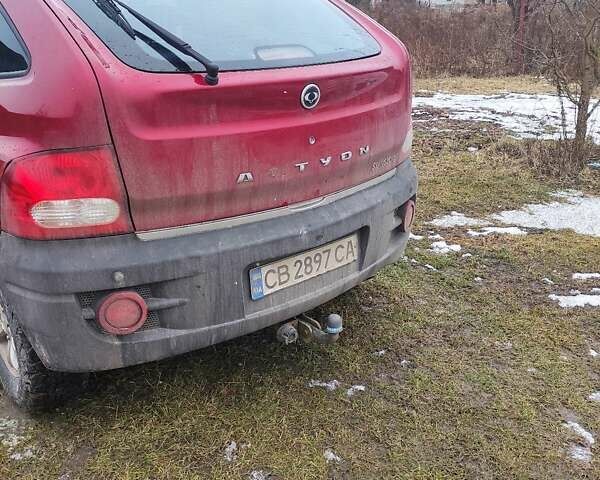 Красный Cанг Йонг Актион, объемом двигателя 2.3 л и пробегом 161 тыс. км за 6500 $, фото 12 на Automoto.ua