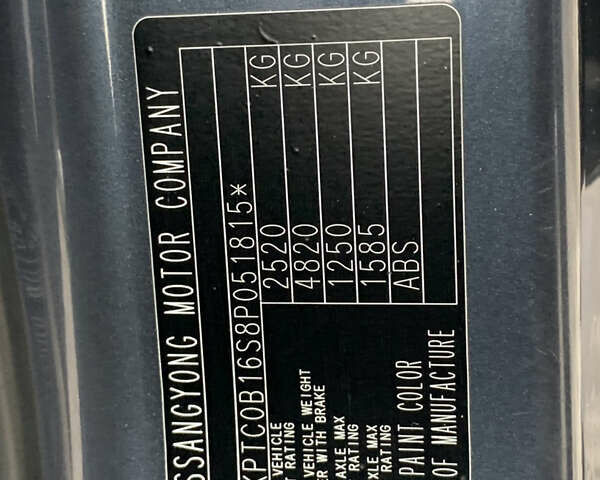 Серый Cанг Йонг Актион, объемом двигателя 2.3 л и пробегом 244 тыс. км за 4755 $, фото 50 на Automoto.ua