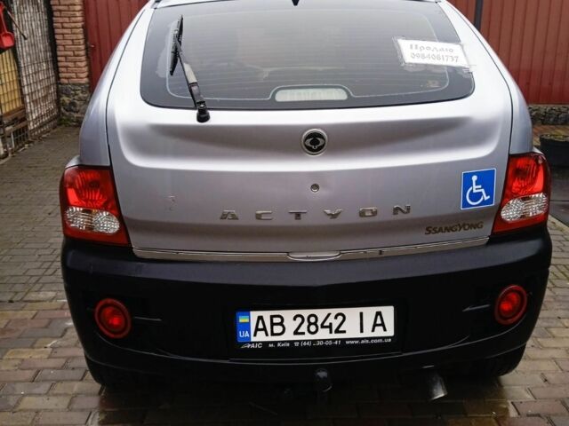 Серый Cанг Йонг Актион, объемом двигателя 2 л и пробегом 200 тыс. км за 5500 $, фото 3 на Automoto.ua