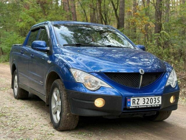 Синий Cанг Йонг Актион, объемом двигателя 2 л и пробегом 193 тыс. км за 5450 $, фото 2 на Automoto.ua