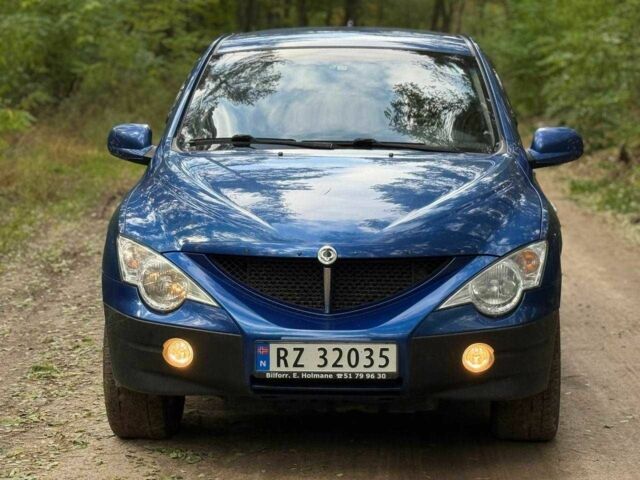 Синий Cанг Йонг Актион, объемом двигателя 2 л и пробегом 193 тыс. км за 5450 $, фото 1 на Automoto.ua