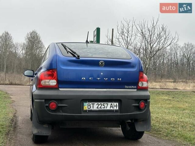 Синий Cанг Йонг Актион, объемом двигателя 2 л и пробегом 173 тыс. км за 5200 $, фото 4 на Automoto.ua