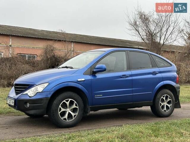 Синий Cанг Йонг Актион, объемом двигателя 2 л и пробегом 173 тыс. км за 5200 $, фото 1 на Automoto.ua