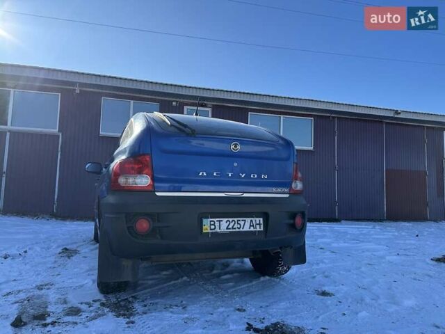 Синий Cанг Йонг Актион, объемом двигателя 2 л и пробегом 170 тыс. км за 5650 $, фото 5 на Automoto.ua