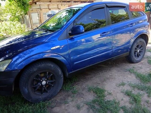 Синий Cанг Йонг Актион, объемом двигателя 2.3 л и пробегом 365 тыс. км за 6000 $, фото 3 на Automoto.ua