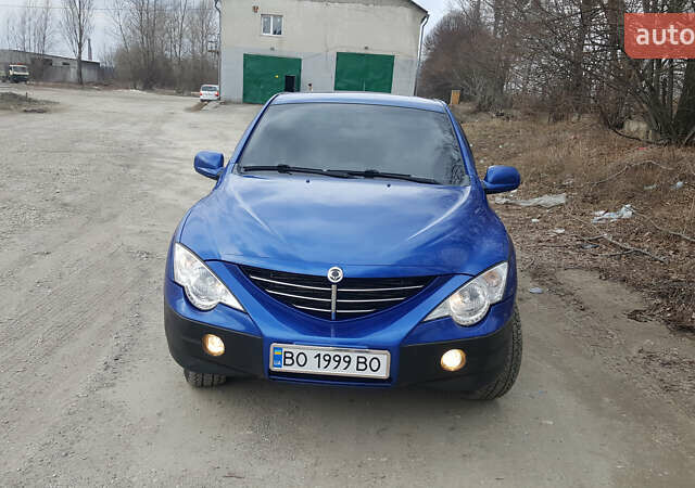 Синий Cанг Йонг Актион, объемом двигателя 2 л и пробегом 190 тыс. км за 7200 $, фото 3 на Automoto.ua