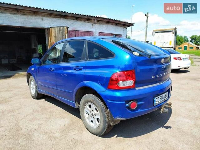 Синий Cанг Йонг Актион, объемом двигателя 2 л и пробегом 219 тыс. км за 5300 $, фото 13 на Automoto.ua