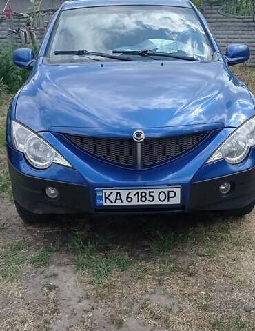 Синий Cанг Йонг Актион, объемом двигателя 2 л и пробегом 202 тыс. км за 7500 $, фото 1 на Automoto.ua