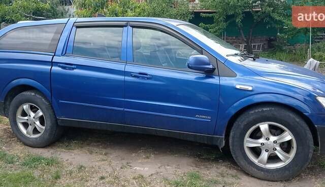 Синий Cанг Йонг Актион, объемом двигателя 2 л и пробегом 202 тыс. км за 7500 $, фото 3 на Automoto.ua