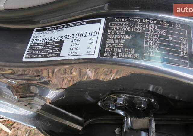 Серый Cанг Йонг Корандо, объемом двигателя 2.16 л и пробегом 254 тыс. км за 15000 $, фото 33 на Automoto.ua