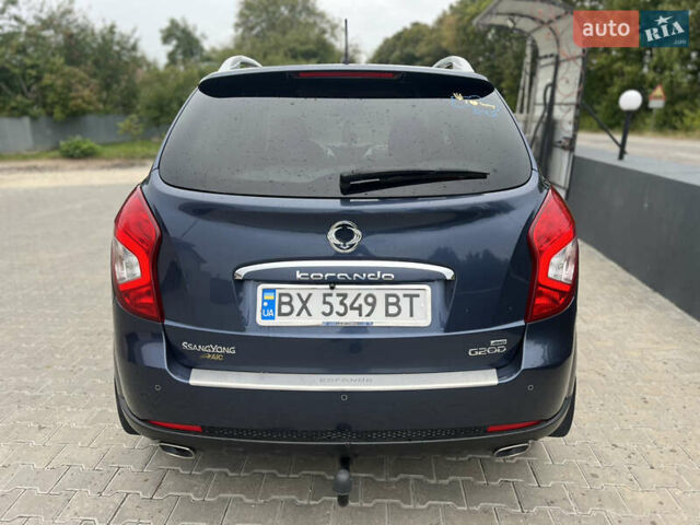 Синий Cанг Йонг Корандо, объемом двигателя 2 л и пробегом 104 тыс. км за 10500 $, фото 5 на Automoto.ua