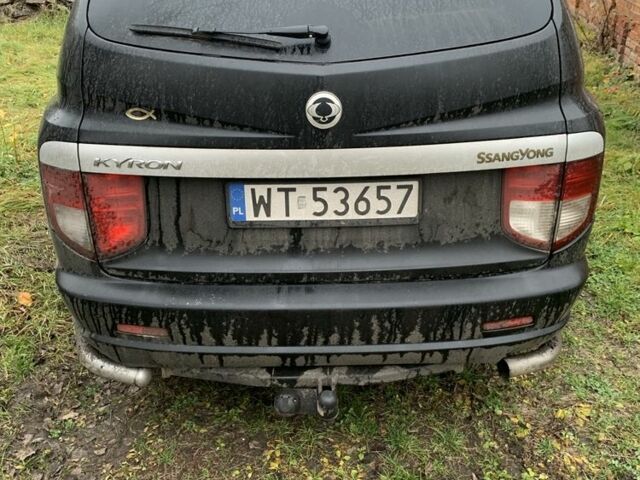 Чорний Cанг Йонг Kyron, об'ємом двигуна 2 л та пробігом 250 тис. км за 3600 $, фото 3 на Automoto.ua