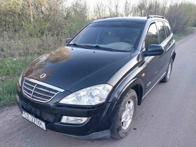 Чорний Cанг Йонг Kyron, об'ємом двигуна 2 л та пробігом 200 тис. км за 4500 $, фото 1 на Automoto.ua