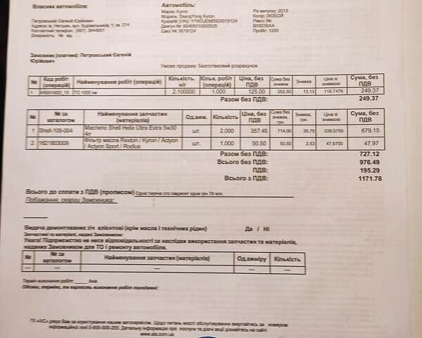 Черный Cанг Йонг Кирон, объемом двигателя 2 л и пробегом 98 тыс. км за 9000 $, фото 26 на Automoto.ua