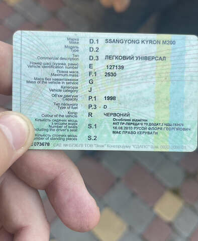 Cанг Йонг Кирон, объемом двигателя 2 л и пробегом 226 тыс. км за 7250 $, фото 20 на Automoto.ua