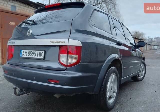 Сірий Cанг Йонг Kyron, об'ємом двигуна 2 л та пробігом 289 тис. км за 4999 $, фото 10 на Automoto.ua