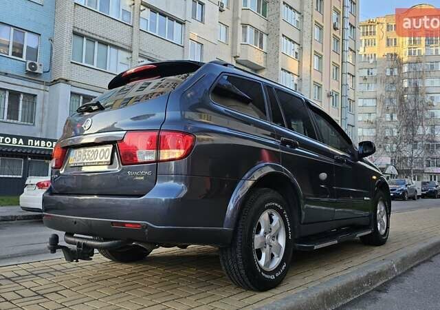 Сірий Cанг Йонг Kyron, об'ємом двигуна 2 л та пробігом 145 тис. км за 10500 $, фото 3 на Automoto.ua