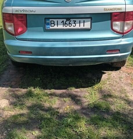 Синий Cанг Йонг Кирон, объемом двигателя 2 л и пробегом 2 тыс. км за 5100 $, фото 3 на Automoto.ua