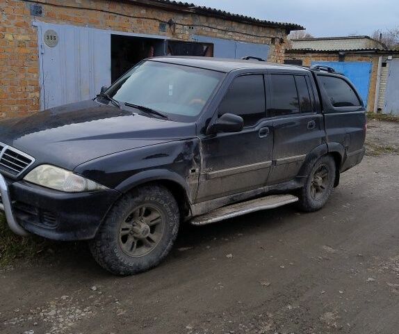 Чорний Cанг Йонг Муссо, об'ємом двигуна 2.9 л та пробігом 290 тис. км за 4734 $, фото 1 на Automoto.ua