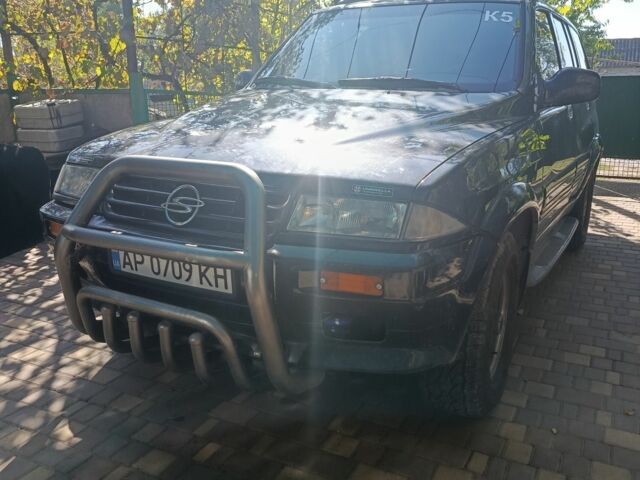 Синій Cанг Йонг Муссо, об'ємом двигуна 2.9 л та пробігом 341 тис. км за 3300 $, фото 1 на Automoto.ua