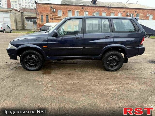 Синий Cанг Йонг Муссо, объемом двигателя 2.9 л и пробегом 278 тыс. км за 2700 $, фото 1 на Automoto.ua