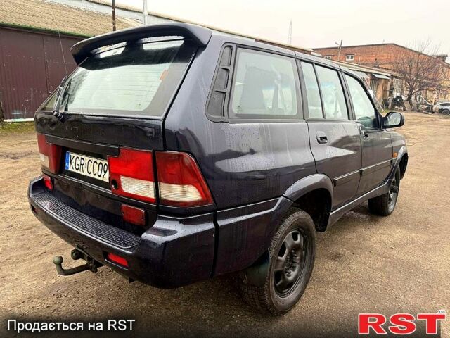 Синий Cанг Йонг Муссо, объемом двигателя 2.9 л и пробегом 278 тыс. км за 2700 $, фото 5 на Automoto.ua