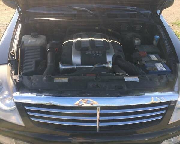 Чорний Cанг Йонг Rexton, об'ємом двигуна 2.7 л та пробігом 200 тис. км за 8500 $, фото 4 на Automoto.ua