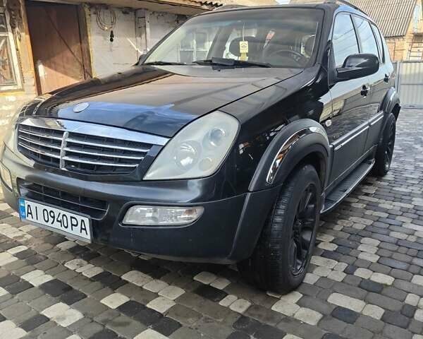 Cанг Йонг Рекстон 2005 в Киеве на Automoto.ua Черный Cанг Йонг Рекстон, объемом двигателя 2.7 л и пробегом 300 тыс. км за 6800 $, фото 3 на Automoto.ua