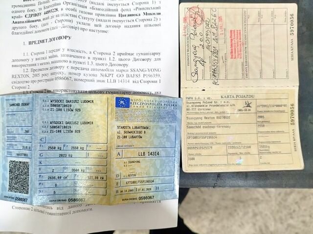 Чорний Cанг Йонг Rexton, об'ємом двигуна 2.7 л та пробігом 246 тис. км за 4500 $, фото 12 на Automoto.ua