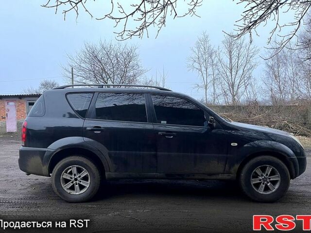 Черный Cанг Йонг Рекстон, объемом двигателя 2.7 л и пробегом 245 тыс. км за 2500 $, фото 7 на Automoto.ua