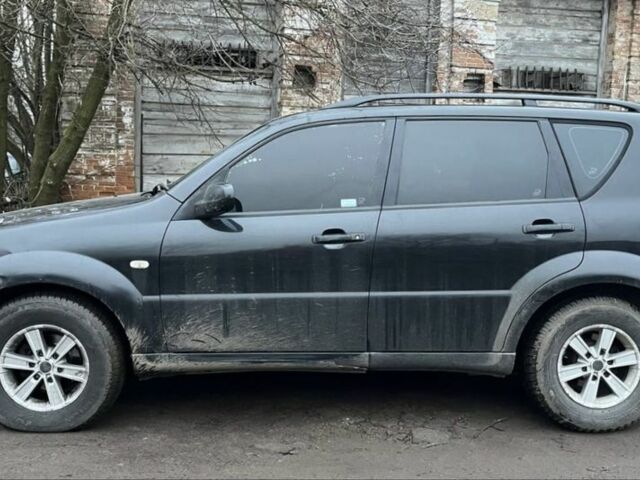 Черный Cанг Йонг Рекстон, объемом двигателя 2.7 л и пробегом 247 тыс. км за 2500 $, фото 1 на Automoto.ua