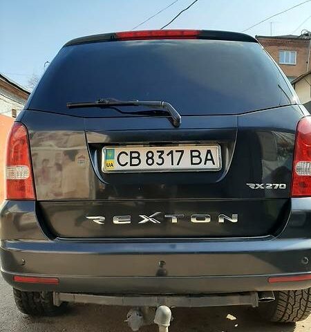 Чорний Cанг Йонг Rexton, об'ємом двигуна 2.7 л та пробігом 168 тис. км за 9500 $, фото 19 на Automoto.ua