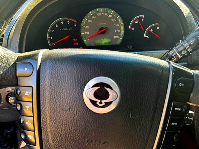 Черный Cанг Йонг Рекстон, объемом двигателя 2.7 л и пробегом 222 тыс. км за 6500 $, фото 5 на Automoto.ua