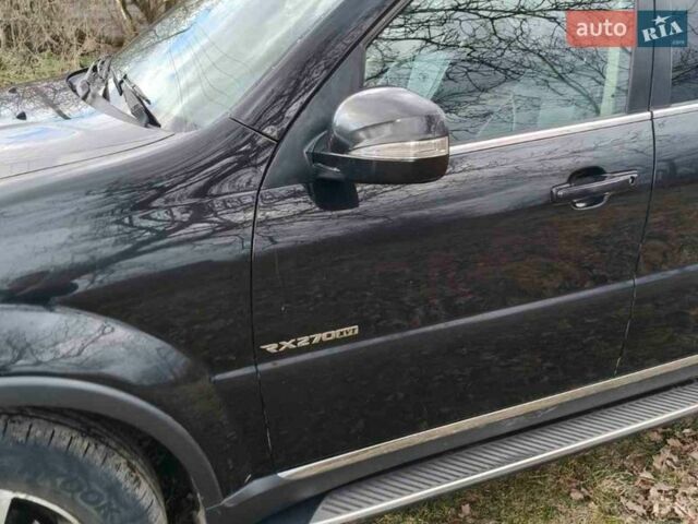 Черный Cанг Йонг Рекстон, объемом двигателя 2.7 л и пробегом 180 тыс. км за 10600 $, фото 1 на Automoto.ua