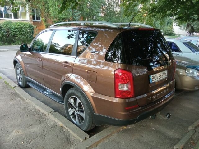 Коричневый Cанг Йонг Рекстон, объемом двигателя 2 л и пробегом 87 тыс. км за 14300 $, фото 1 на Automoto.ua