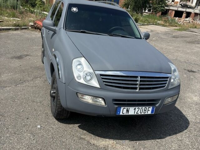 Серый Cанг Йонг Рекстон, объемом двигателя 2.7 л и пробегом 321 тыс. км за 3900 $, фото 1 на Automoto.ua