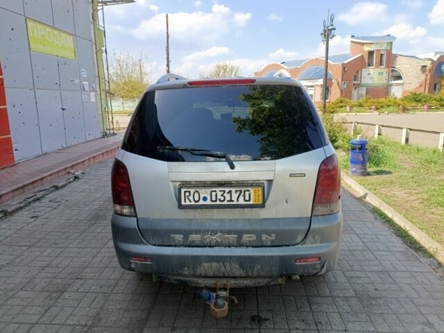 Серый Cанг Йонг Рекстон, объемом двигателя 2.7 л и пробегом 185 тыс. км за 2600 $, фото 6 на Automoto.ua