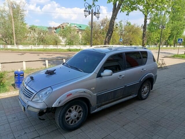 Серый Cанг Йонг Рекстон, объемом двигателя 2.7 л и пробегом 185 тыс. км за 2600 $, фото 1 на Automoto.ua