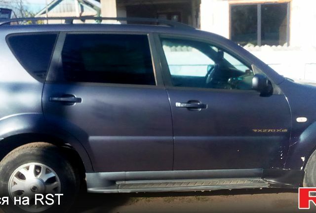 Серый Cанг Йонг Рекстон, объемом двигателя 2.7 л и пробегом 400 тыс. км за 5800 $, фото 2 на Automoto.ua