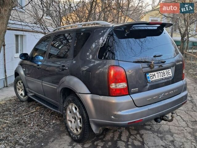 Серый Cанг Йонг Рекстон, объемом двигателя 2.7 л и пробегом 240 тыс. км за 6700 $, фото 1 на Automoto.ua