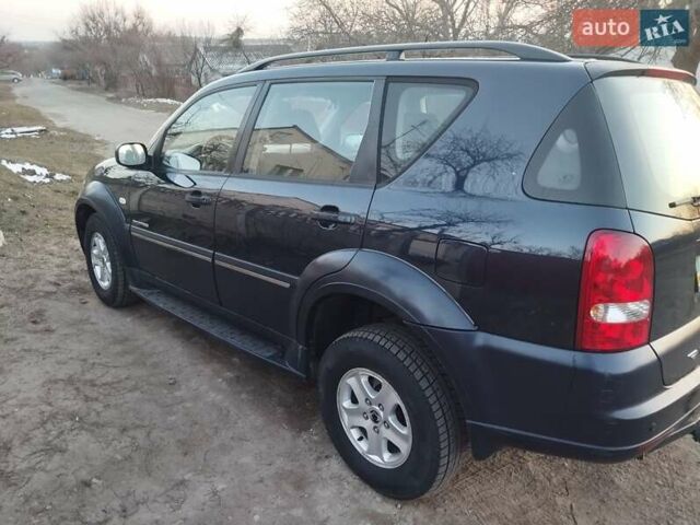 Синий Cанг Йонг Рекстон, объемом двигателя 2.7 л и пробегом 170 тыс. км за 7500 $, фото 1 на Automoto.ua