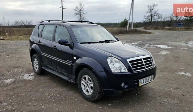 Синий Cанг Йонг Рекстон, объемом двигателя 2.7 л и пробегом 186 тыс. км за 7300 $, фото 1 на Automoto.ua