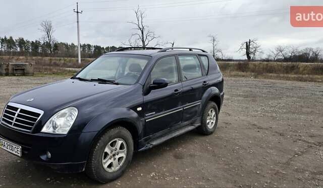 Синий Cанг Йонг Рекстон, объемом двигателя 2.7 л и пробегом 186 тыс. км за 7300 $, фото 2 на Automoto.ua