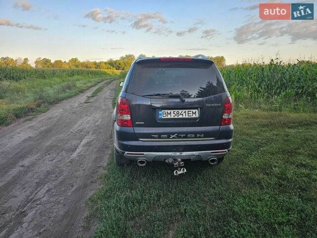Синий Cанг Йонг Рекстон, объемом двигателя 2.7 л и пробегом 270 тыс. км за 5000 $, фото 2 на Automoto.ua