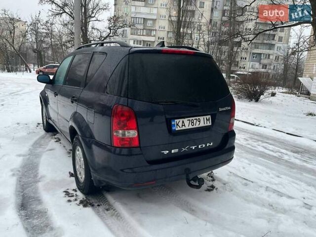 Синий Cанг Йонг Рекстон, объемом двигателя 2.7 л и пробегом 230 тыс. км за 6500 $, фото 1 на Automoto.ua