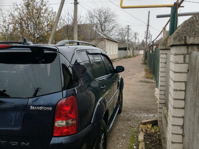 Синий Cанг Йонг Рекстон, объемом двигателя 2.7 л и пробегом 274 тыс. км за 6400 $, фото 8 на Automoto.ua