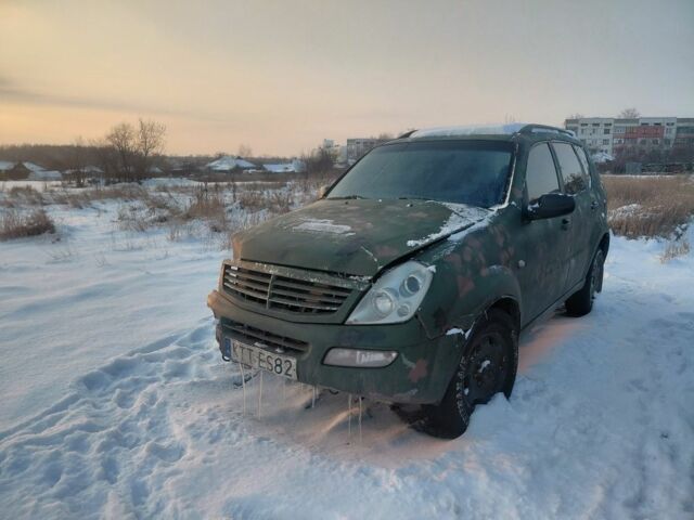 Зеленый Cанг Йонг Рекстон, объемом двигателя 2.7 л и пробегом 260 тыс. км за 1600 $, фото 1 на Automoto.ua